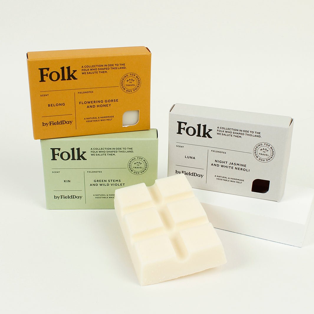 Folk Vegetable Wax Melts - Pack of 6 - Green Tulip