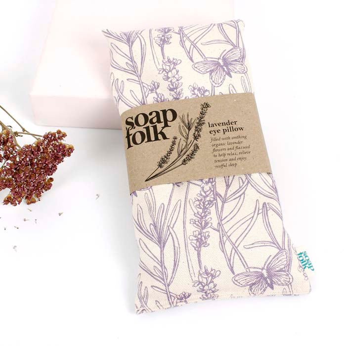 Organic Lavender Eye Pillow - Green Tulip