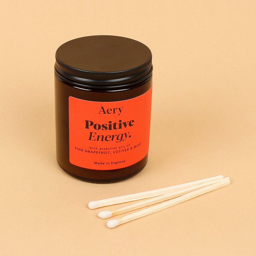 Positive Energy Aromatherapy Jar Candle - Medium - Green Tulip