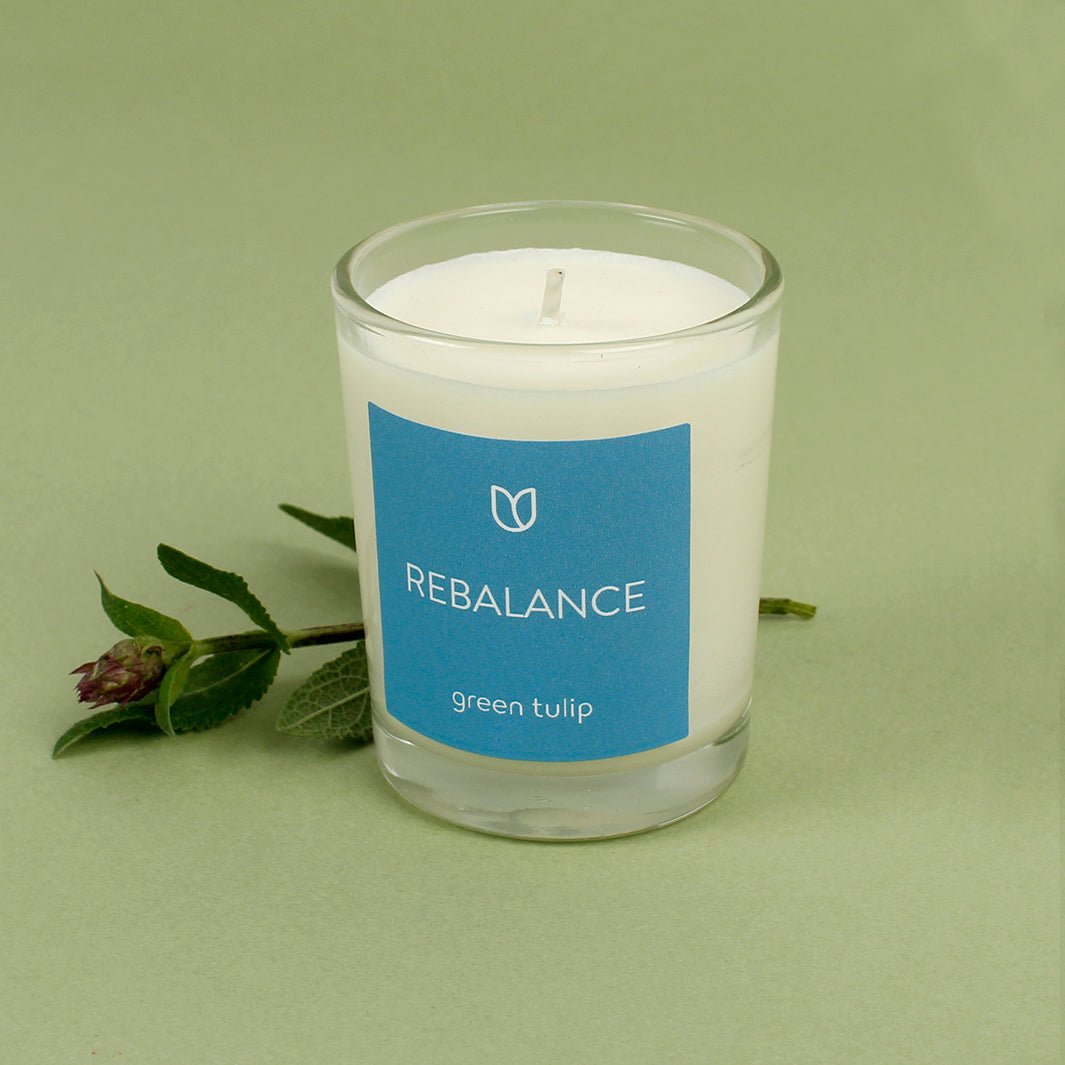 Rebalance Votive - Green Tulip