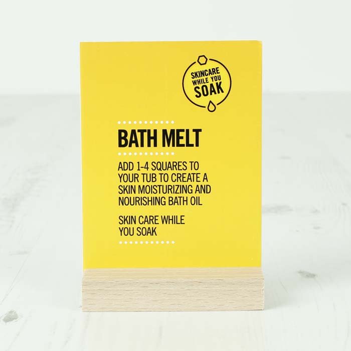 Sensitive Honey Bath Melt Bar - Green Tulip